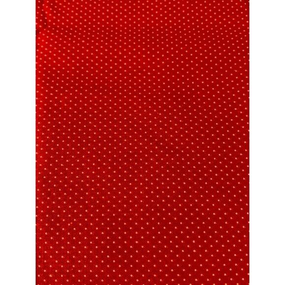 Red Polka Dot Fabric Cotton 3/4 Yard 44" wide Sewing Craft Material - Picture 1 of 4